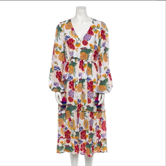 Roller Rabbit Dresses Roller Rabbit Cheri Floral Kiana Midi Dress